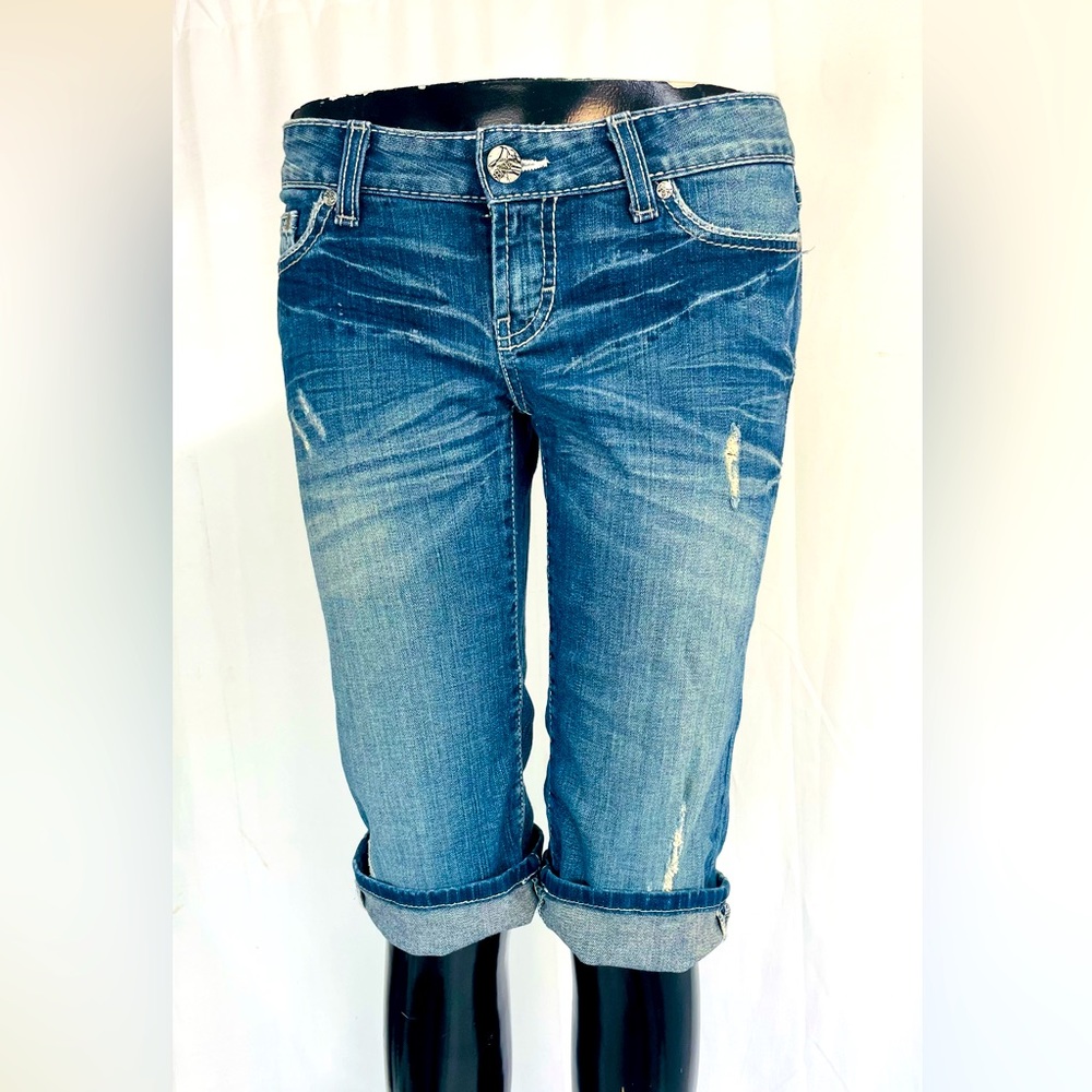 BKE Stella Stretch Denim Shorts size 26